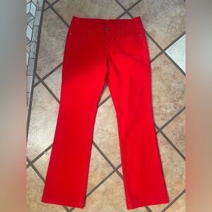 J. Crew Bold Red Favorite Fit Pants size 16